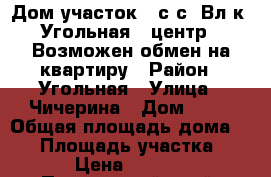 Дом участок 12сIс (Вл-к, Угольная - центр). Возможен обмен на квартиру › Район ­ Угольная › Улица ­ Чичерина › Дом ­ 36 › Общая площадь дома ­ 36 › Площадь участка ­ 1 200 › Цена ­ 3 100 000 - Приморский край, Владивосток г. Недвижимость » Дома, коттеджи, дачи продажа   